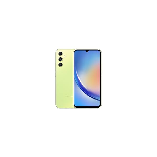 Samsung Galaxy A34 5G 16,8 cm (6.6") Hybride Dual SIM USB Type-C 6 GB 128 GB 5000 mAh Limoen (SM-A346BLGAEUB)