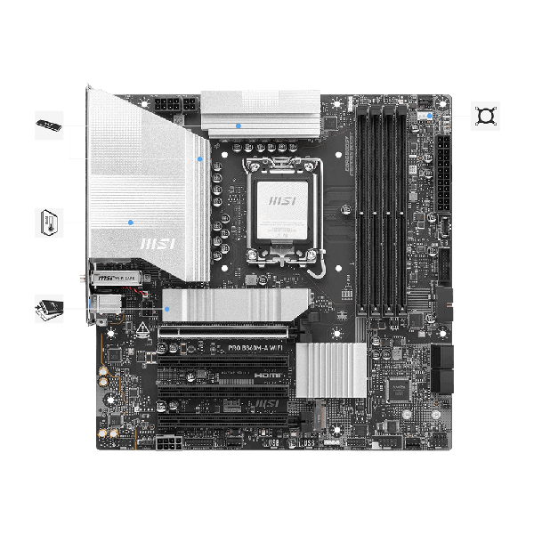 MSI Pro B860M-A WiFi Motherboard (601-7E42-01S)