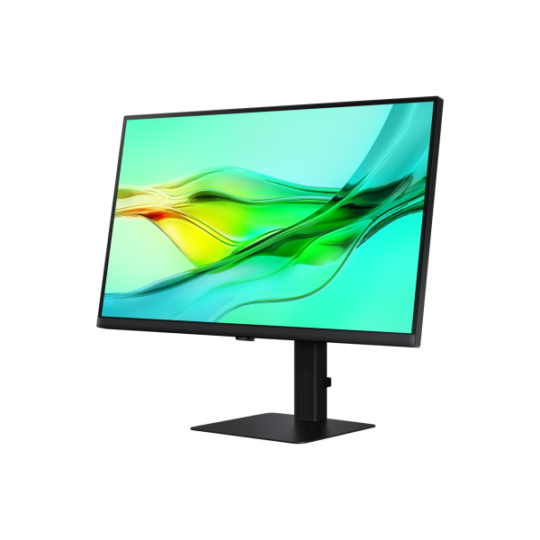 Samsung S6 (S60D) LS27D606UANXGO 27 Inches Resolution Monitor -  Black - IPS Panel - 2560 x 1440 (QHD) - 1000:1 - 5 MS - 100 Her (LS27D606UANXGO)