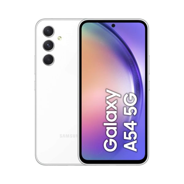 Samsung Galaxy A54 5G 16,3 cm (6.4") Dual SIM Android 13 USB Type-C 8 GB 256 GB 5000 mAh Wit (SM-A546BZWDEUB)