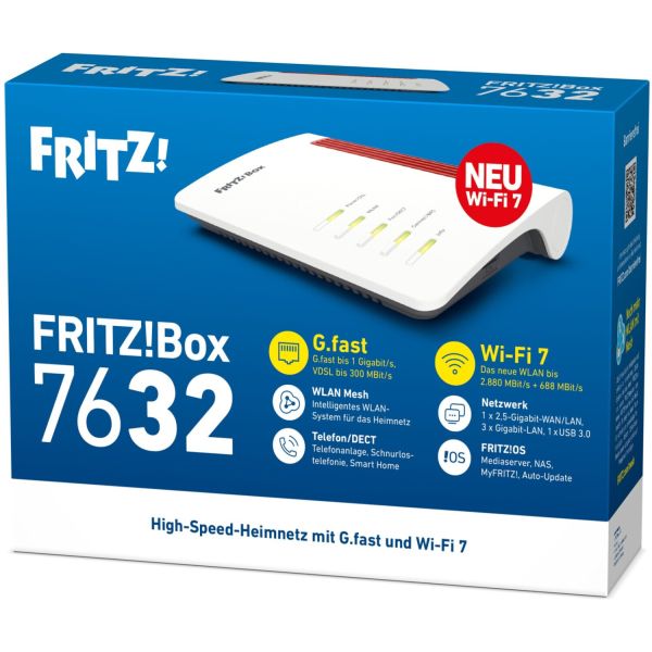 AVM FRITZ!Box 7632 Wi-Fi 7 Router (20003167)