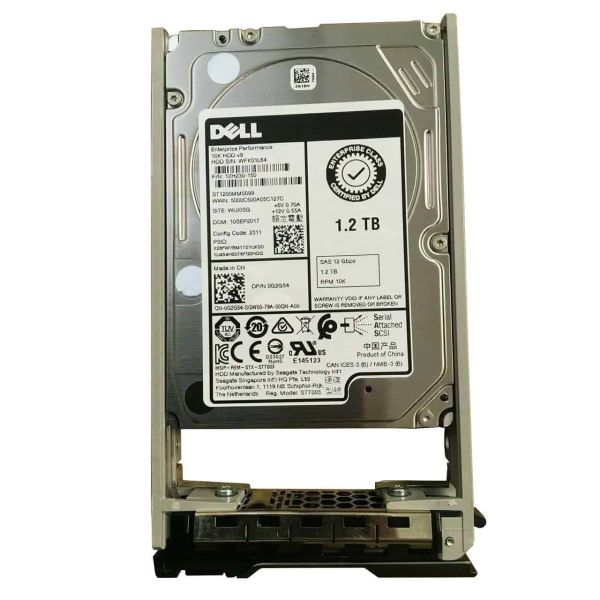 Dell 1.2TB 15MM 12G SAS 10K HDD (G2G54-BGP-RFB)