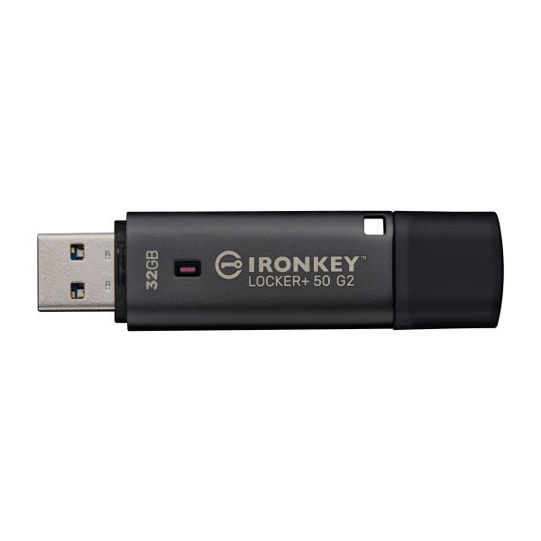 Kingston Technology IronKey 32GB Locker Plus 50 G2, FIPS 197, AES-256 (IKLP50G2/32GB) Kingston Technology IronKey 32GB Locker Plus 50 G2, FIPS 197, AES-256 (IKLP50G2/32GB)