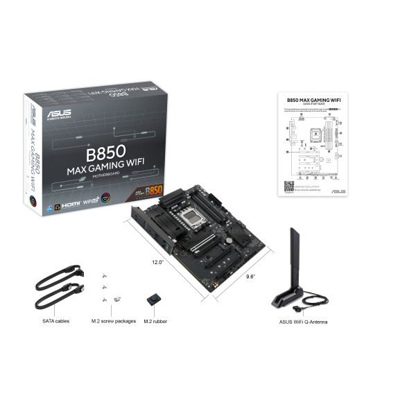 ASUS B850 MAX GAMING WIFI AMD B850 Socket AM5 ATX (90MB1PR0-M0EAY0)