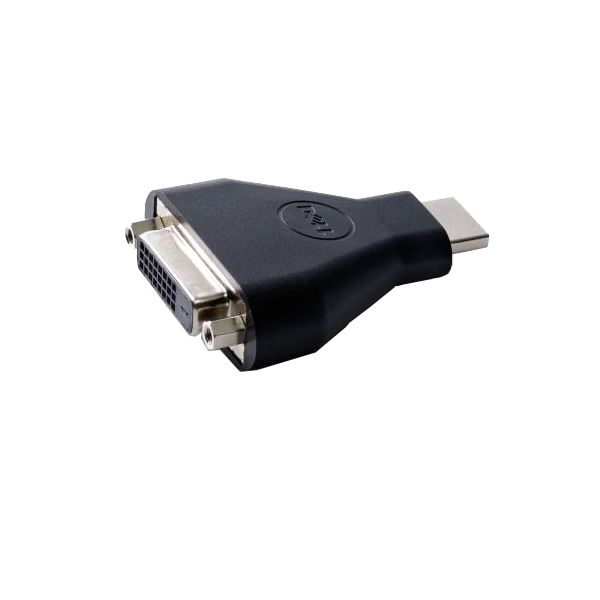 DELL 492-11681 tussenstuk voor kabels 19-pin HDMI-A M 24-pin DVI FM Zwart