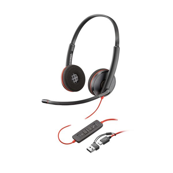 HP Poly Poly Blackwire 3225 Stereo USB-A Headset (80S11AA)