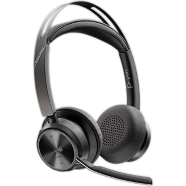 HP Poly Voyager Focus 2 Microsoft Teams Certified USB-C-C Headset +USB-C/A Adapter +Charging Stand (9T9J6AA) HP Poly Voyager Focus 2 Microsoft Teams Certified USB-C-C Headset +USB-C/A Adapter +Charging Stand (9T9J6AA)