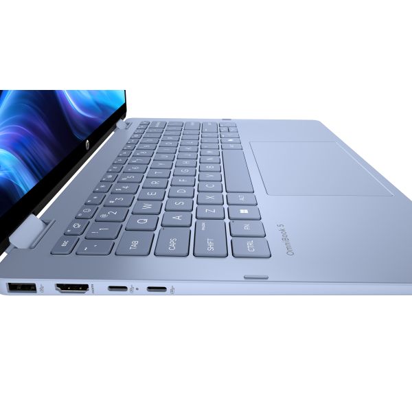 HP OmniBook 5 Flip 14-fp0030nd Intel Core 3 100U Hybride (2-in-1) 35,6 cm (14") Touchscreen 2K 8 GB LPDDR5-SDRAM 512 GB SSD Wi-Fi 6 (802.11ax) Windows 11 Home Zilver (C5VM2EA#ABH)