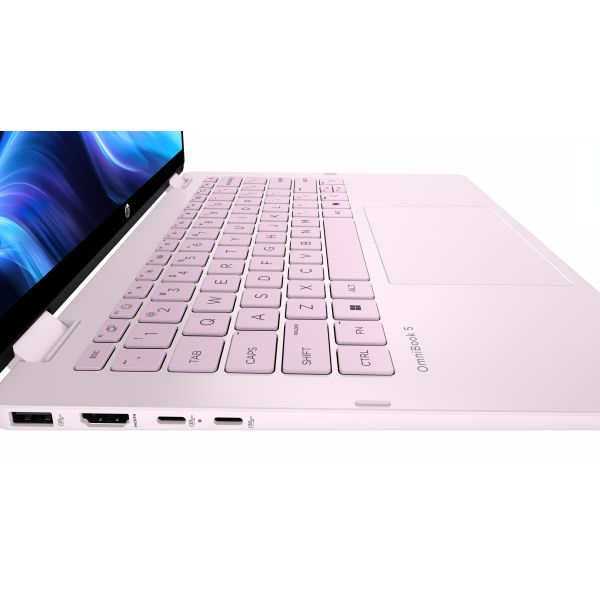 HP OmniBook 5 Flip 14-fp0030nd Intel Core 3 100U Hybride (2-in-1) 35,6 cm (14") Touchscreen 2K 8 GB LPDDR5-SDRAM 512 GB SSD Wi-Fi 6 (802.11ax) Windows 11 Home Zilver (C5VM2EA#ABH)