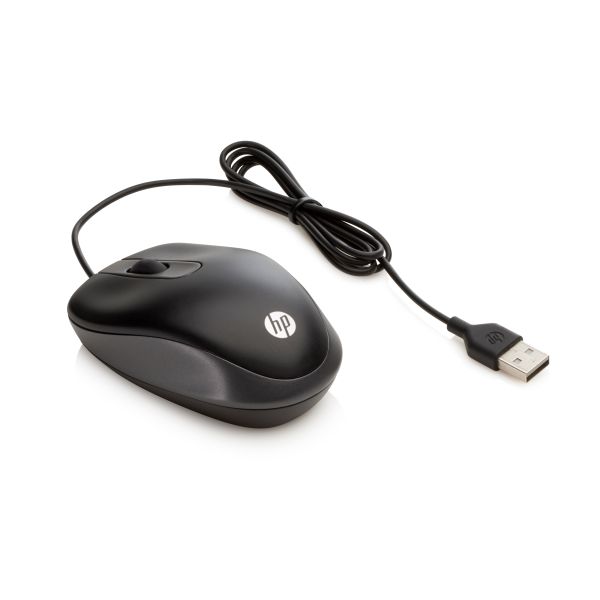 HP USB Travel Mouse muis Reizen Ambidextrous USB Type-A Optisch 1000 DPI (G1K28ET#ABB)