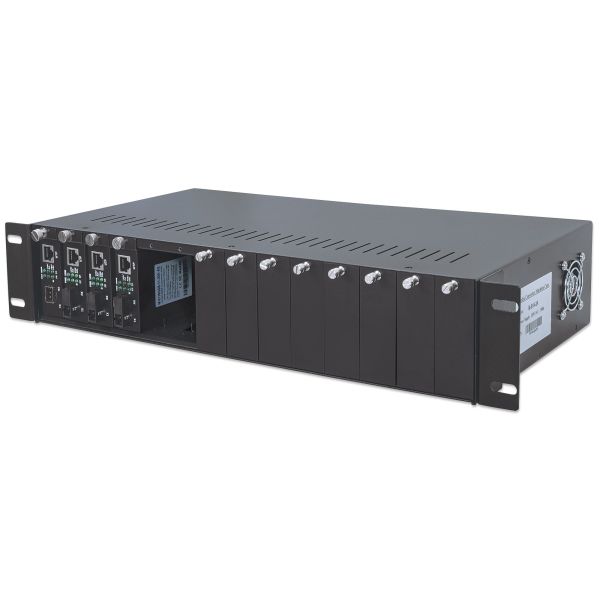 Intellinet 507356 netwerkchassis 2U Zwart (507356) Intellinet 507356 netwerkchassis 2U Zwart (507356)