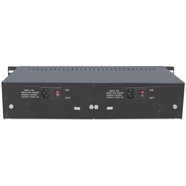 Intellinet 507356 netwerkchassis 2U Zwart (507356) Intellinet 507356 netwerkchassis 2U Zwart (507356)