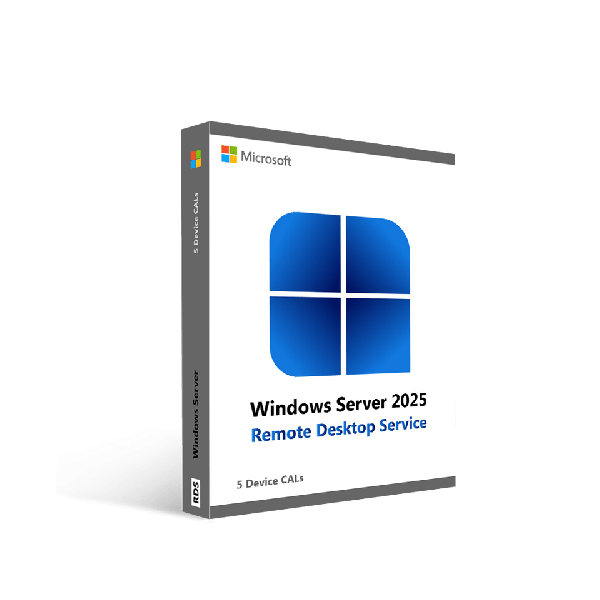 Microsoft Windows Server 2025 Remote Desktop Service 5 Device CALs (PY-WCD05GA)