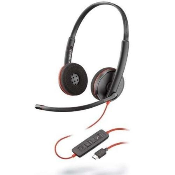 HP Plantronics BLACKWIRE C3210 USB-C SINGLE UNIT IN (209748-22) (209748-22)