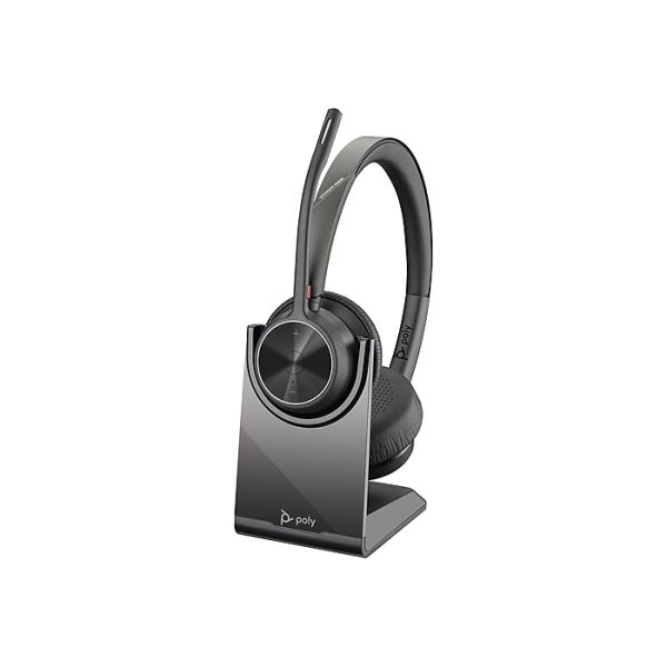 HP Plantronics Poly BT Headset Voyager 4320 UC Stereo USB-C mit Stand (218479-01) (218479-01)