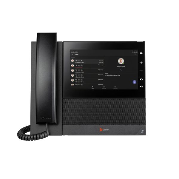 HP Poly CCX 600 Business Media Phone voor Microsoft Teams met PoE-ondersteuning (2200-49780-019)