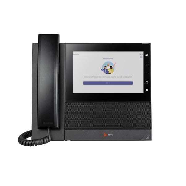 HP Poly CCX 600 Business Media Phone voor Microsoft Teams met PoE-ondersteuning (2200-49780-019)