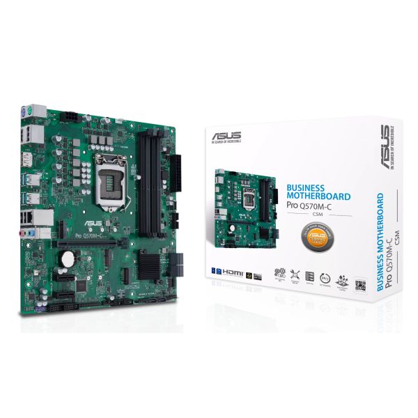 ASUS PRO Q570M-C/CSM Intel Q570 LGA 1200 (Socket H5) micro ATX (PRO Q570M-C/CSM)