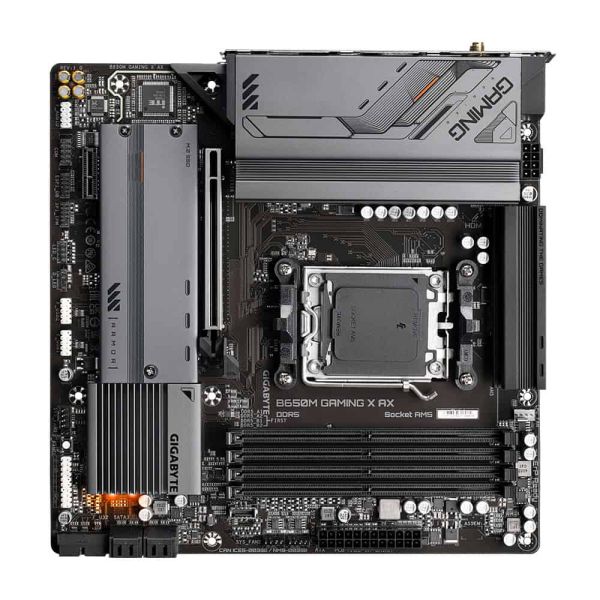 GIGABYTE B650M GAMING X AX moederbord AMD B650 Socket AM5 micro ATX (B650M GAMING X AX)
