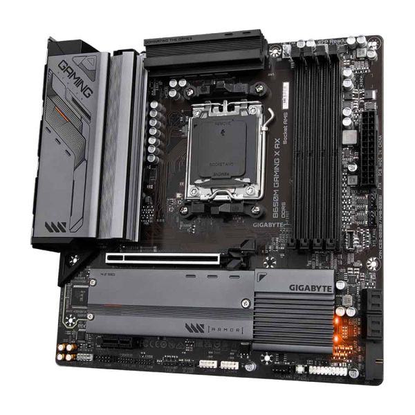 GIGABYTE B650M GAMING X AX moederbord AMD B650 Socket AM5 micro ATX (B650M GAMING X AX)