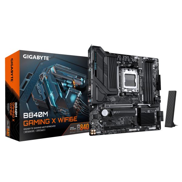 GIGABYTE B840M GAMING X WIFI6E AMD B840 Socket AM5 micro ATX (B840M GAMING X WIFI6E)