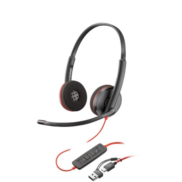 HP Poly Blackwire C3220 USB Headset (209749-101)