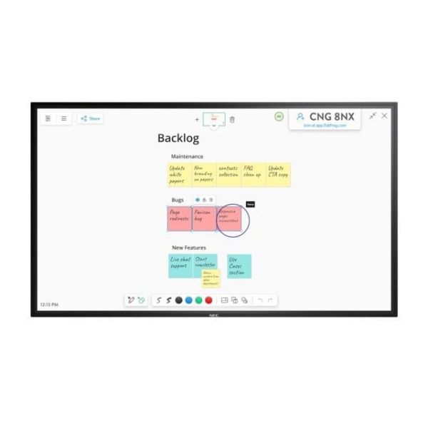NEC MultiSync M751 IGB interactief whiteboard 190,5 cm (75") 3840 x 2160 Pixels Touchscreen Zwart (60005948) NEC MultiSync M751 IGB interactief whiteboard 190,5 cm (75") 3840 x 2160 Pixels Touchscreen Zwart (60005948)