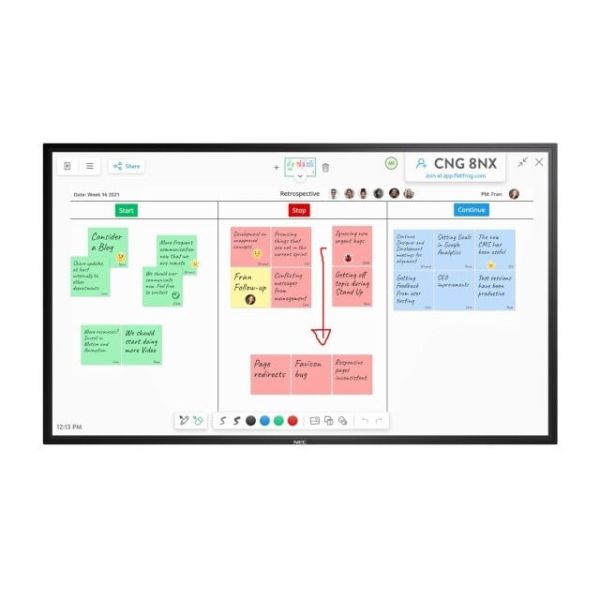NEC MultiSync M751 IGB interactief whiteboard 190,5 cm (75") 3840 x 2160 Pixels Touchscreen Zwart (60005948) NEC MultiSync M751 IGB interactief whiteboard 190,5 cm (75") 3840 x 2160 Pixels Touchscreen Zwart (60005948)