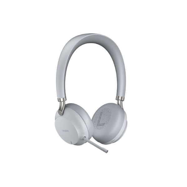 Yealink BH72 Headset Bedraad en draadloos Hoofdband Oproepen/muziek USB Type-A Bluetooth Licht Grijs (BH72UCLIGHTGRAYUSB-A)