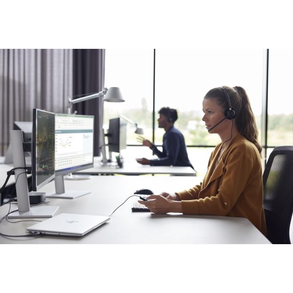 HP Poly EncorePro 520 Binaural Headset met Quick Disconnect