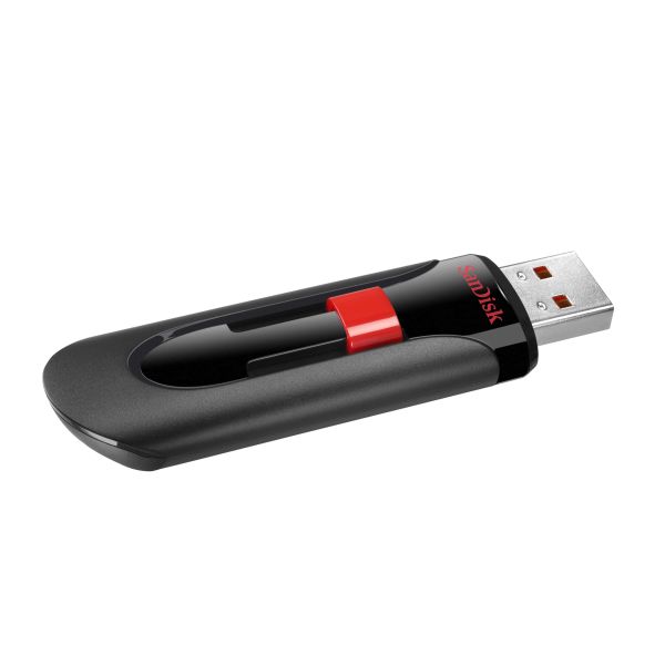 SanDisk Cruzer Glide USB flash drive 32 GB USB Type-A 2.0 Zwart, Rood (SDCZ60-032G-B35)