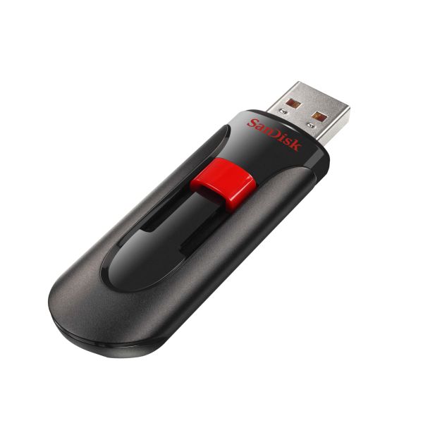 SanDisk Cruzer Glide USB flash drive 32 GB USB Type-A 2.0 Zwart, Rood (SDCZ60-032G-B35)