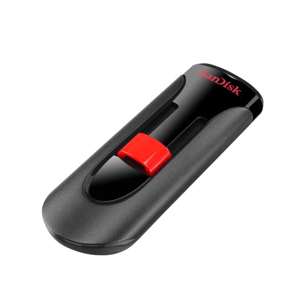 SanDisk Cruzer Glide USB flash drive 32 GB USB Type-A 2.0 Zwart, Rood (SDCZ60-032G-B35)