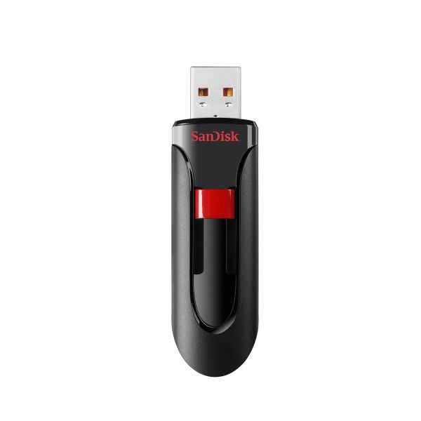 SanDisk Cruzer Glide USB flash drive 32 GB USB Type-A 2.0 Zwart, Rood (SDCZ60-032G-B35)