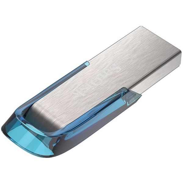 SanDisk Ultra Flair USB flash drive 64 GB USB Type-A 3.2 Gen 1 (3.1 Gen 1) Blauw, Zilver (SDCZ73-064G-G46B)