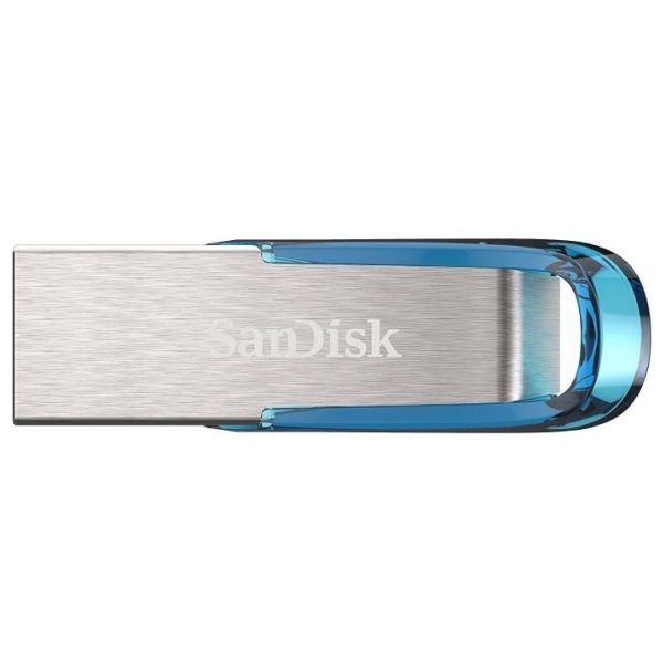 SanDisk Ultra Flair USB flash drive 64 GB USB Type-A 3.2 Gen 1 (3.1 Gen 1) Blauw, Zilver (SDCZ73-064G-G46B)
