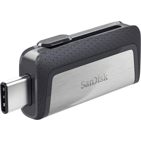 SanDisk Ultra Dual Drive USB Type-C USB flash drive 32 GB USB Type-A / USB Type-C 3.2 Gen 1 (3.1 Gen 1) Zwart, Zilver (SDDDC2-032G-G46)