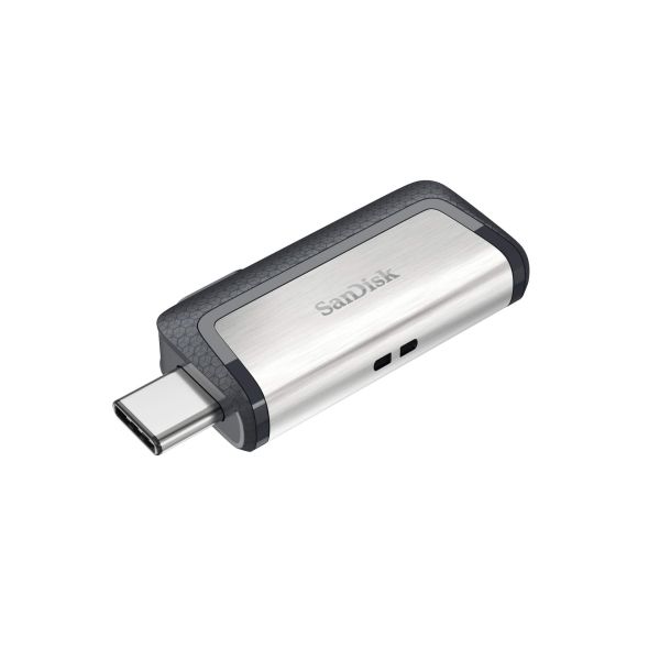SanDisk Ultra Dual Drive USB Type-C USB flash drive 128 GB USB Type-A / USB Type-C 3.2 Gen 1 (3.1 Gen 1) Zwart, Zilver (SDDDC2-128G-G46)