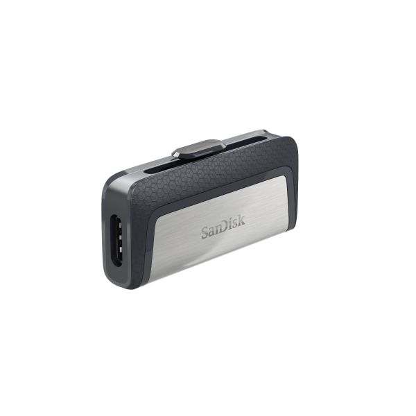 SanDisk Ultra Dual Drive USB Type-C USB flash drive 128 GB USB Type-A / USB Type-C 3.2 Gen 1 (3.1 Gen 1) Zwart, Zilver (SDDDC2-128G-G46)