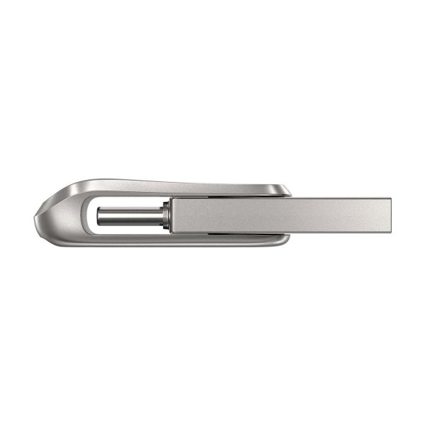 SanDisk Ultra Dual Drive Luxe USB flash drive 256 GB USB Type-A / USB Type-C 3.2 Gen 1 (3.1 Gen 1) Roestvrijstaal (SDDDC4-256G-G46)