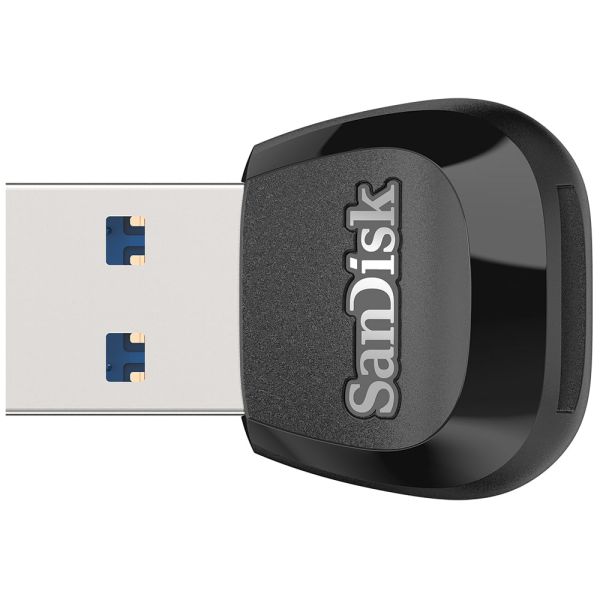 SanDisk MobileMate geheugenkaartlezer USB 3.2 Gen 1 (3.1 Gen 1) Zwart (SDDR-B531-GN6NN)  SanDisk MobileMate geheugenkaartlezer USB 3.2 Gen 1 (3.1 Gen 1) Zwart (SDDR-B531-GN6NN)
