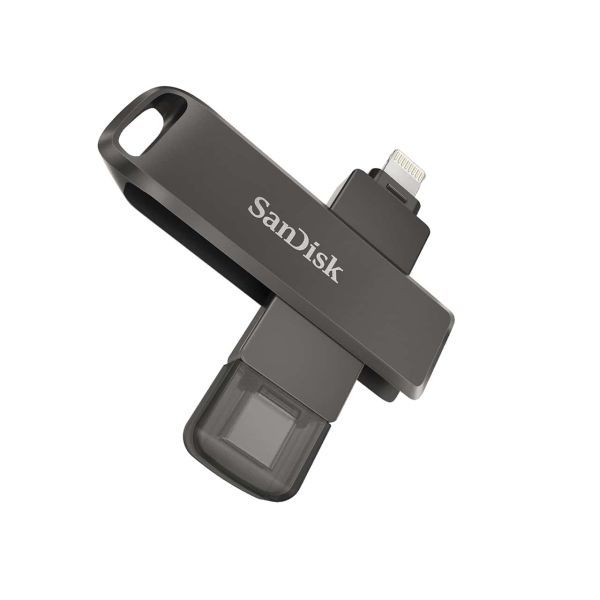 SanDisk iXpand USB flash drive 64 GB USB Type-C / Lightning 3.2 Gen 1 (3.1 Gen 1) Zwart (SDIX70N-064G-GN6NN)