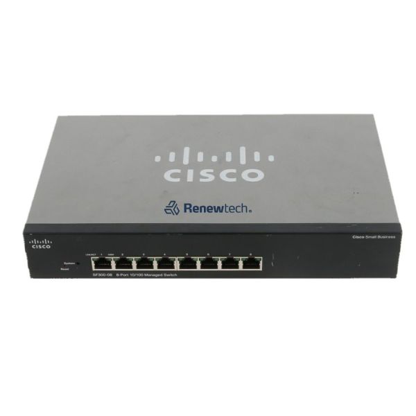 Cisco SF300-08 8-port 10/100 (SRW208-K9-RFB)
