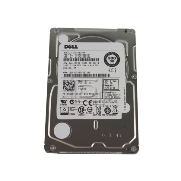 Dell 300GB 15K 6G SAS 2.5 inch Hard Drive (04GN49-RFB)
