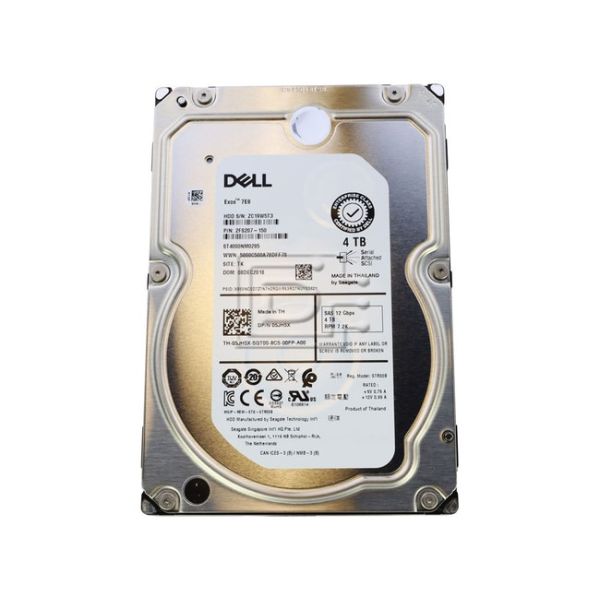 Dell 4TB 7.2K 12G 3.5INCH SAS HDD (0W5M2R-RFB)