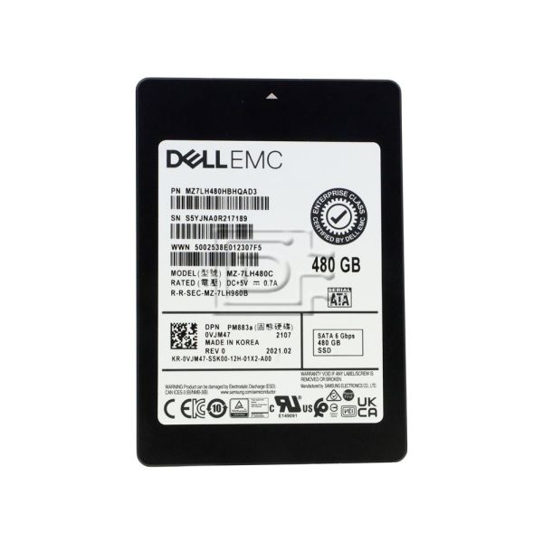 Dell SSDR 1600G SATA 2.5 WI SM865 (47J3K-RFB)