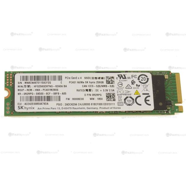 Dell SSDR,256G,P34,80S3,HYNIX,PC401 (R2RPG-RFB)