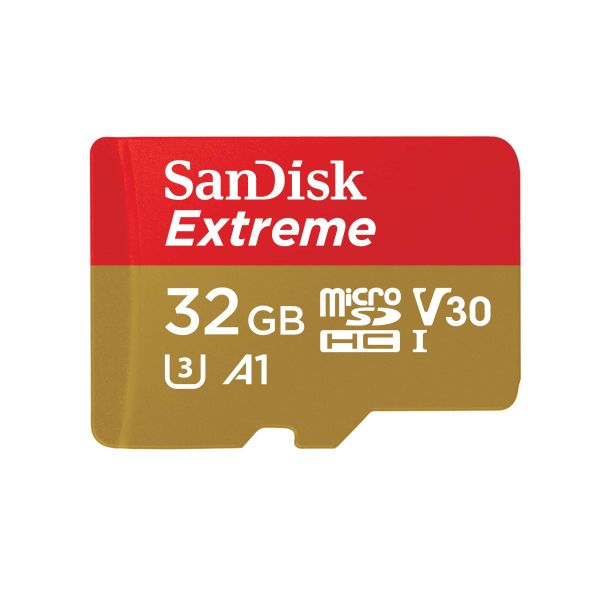 SanDisk Extreme 32 GB MicroSDHC UHS-I Klasse 10 (SDSQXAF-032G-GN6AA) SanDisk Extreme 32 GB MicroSDHC UHS-I Klasse 10 (SDSQXAF-032G-GN6AA)