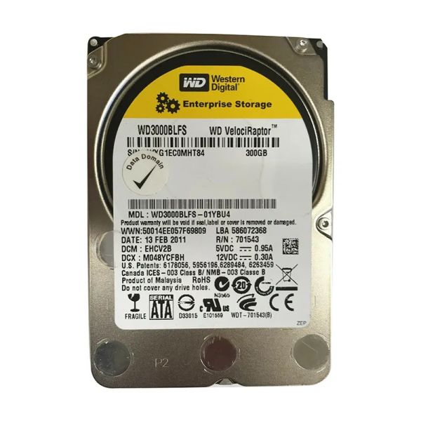 HP 300GB 10K 3G MDL SFF SATA HDD (WD3000BLFS-RFB)
