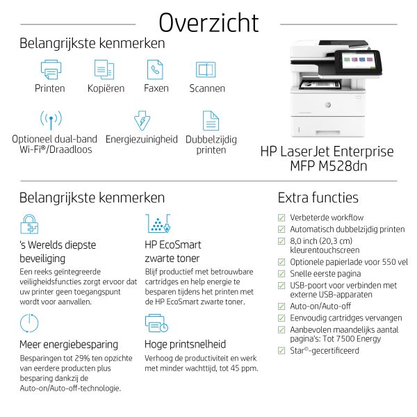 HP LaserJet Enterprise MFP M528dn (1PV64A)